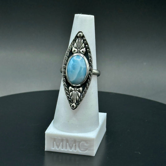 Larimar Sterling Silver Ring - Laura