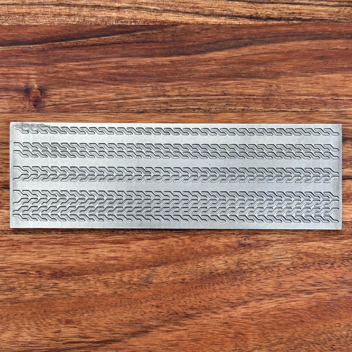 Steel Texture Plate for Rolling Mill, Hydraulic Press or Hand Hammering, Celtic, Chain, #SP036