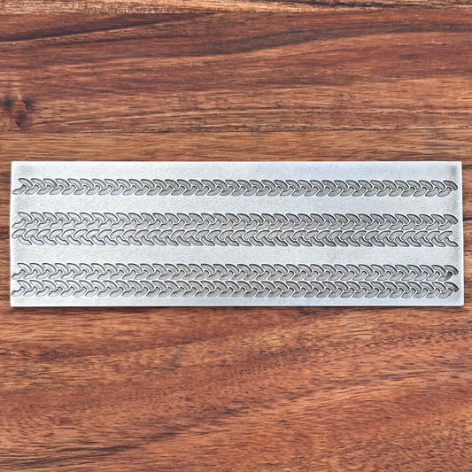 Steel Texture Plate for Rolling Mill, Hydraulic Press or Hand Hammering, Celtic, Chain, #SP040