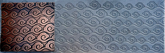 Lucky Clouds, Rolling Mill Texture Pattern Plate, #SP008