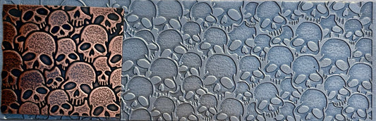 Skulls, Rolling Mill Texture Pattern Plate, #SP021