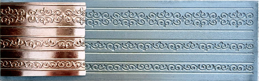 Antique Scrolls 2, Rolling Mill Texture Pattern Plate, #SP055