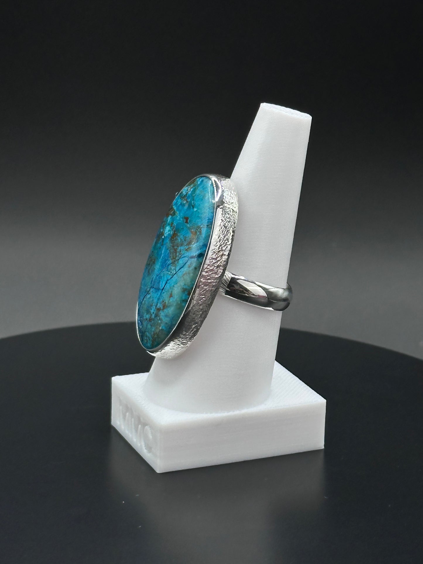 Shattuckite Sterling Silver Ring - Sienna