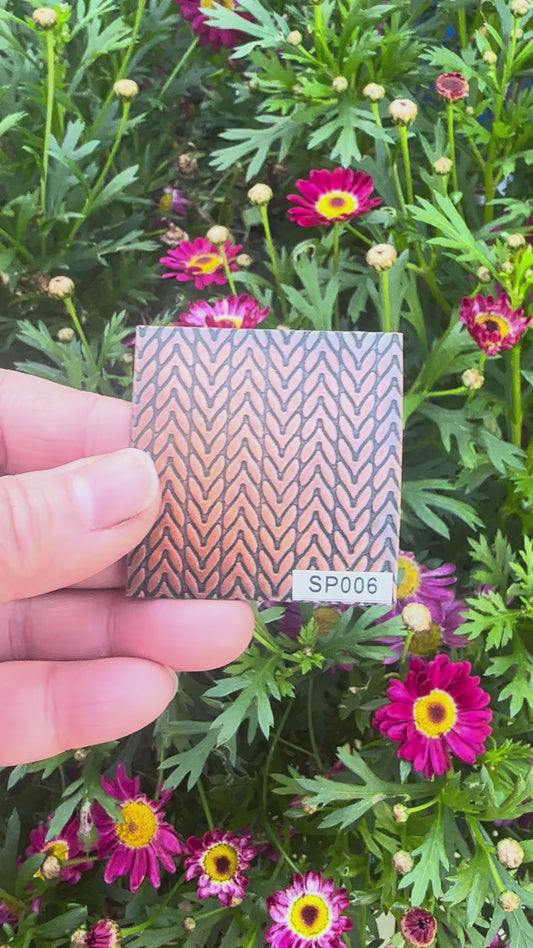 Steel Texture Plate for Rolling Mill, Hydraulic Press or Hand Hammering, #SP006