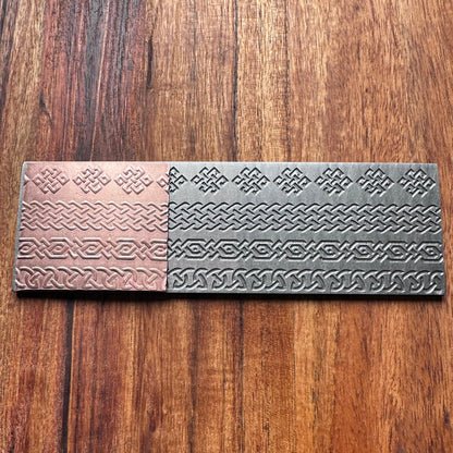 Steel Texture Plate for Rolling Mill, Hydraulic Press or Hand Hammering, Celtic, #SP034