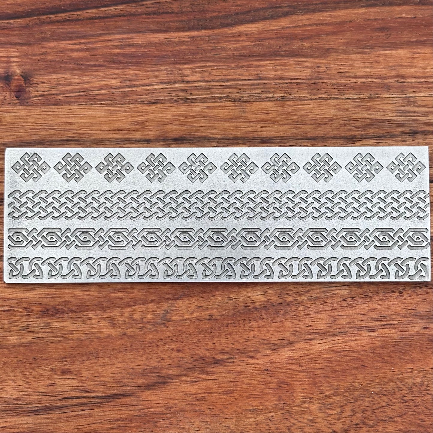 Steel Texture Plate for Rolling Mill, Hydraulic Press or Hand Hammering, Celtic, #SP034