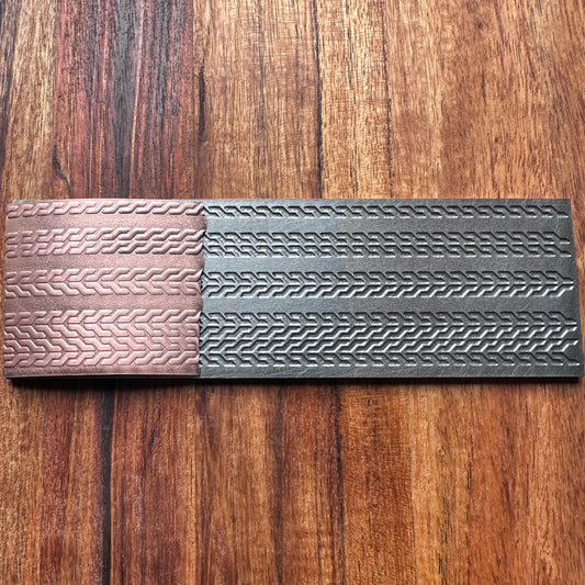 Steel Texture Plate for Rolling Mill, Hydraulic Press or Hand Hammering, Celtic, Chain, #SP036