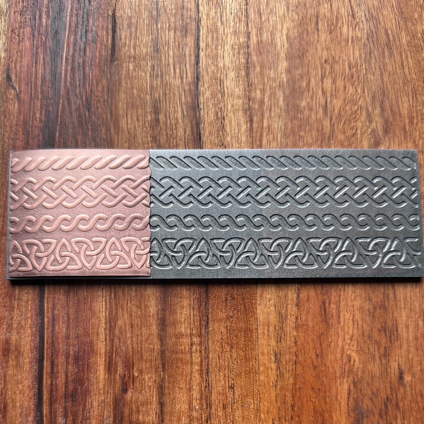 Steel Texture Plate for Rolling Mill, Hydraulic Press or Hand Hammering, Celtic, #SP043
