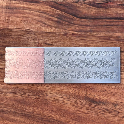 Steel Texture Plate for Rolling Mill, Hydraulic Press or Hand Hammering, Decorative Ornament, #SP069