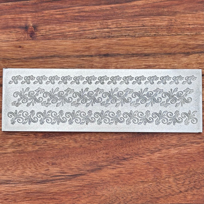 Steel Texture Plate for Rolling Mill, Hydraulic Press or Hand Hammering, Decorative Ornament, #SP069