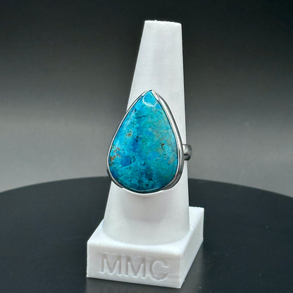 Shattuckite Sterling Silver Ring - Stella